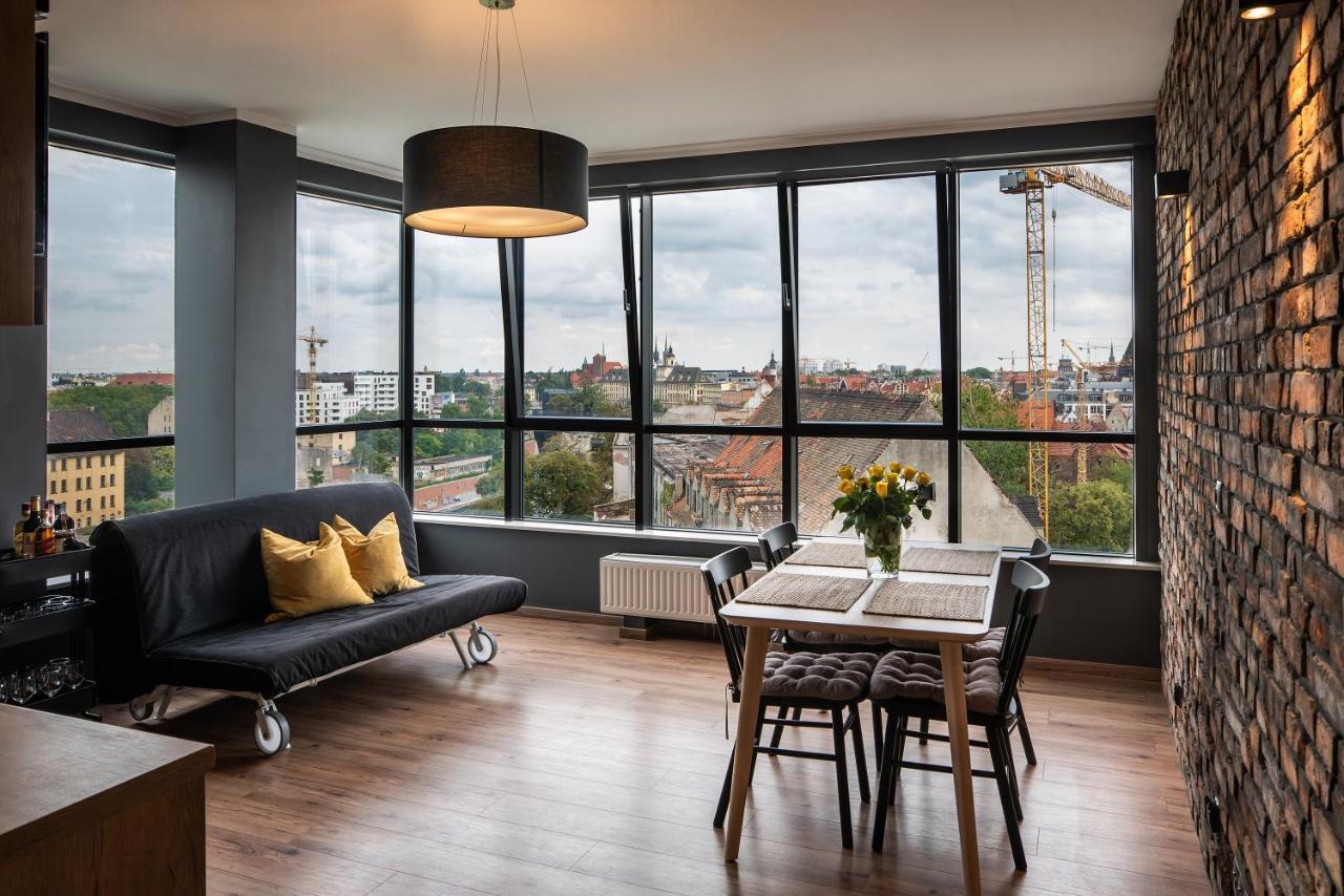 Nowy Apartament Odra Tower - 71 M - 900 M Od Rynku Apartman Wrocław Kültér fotó